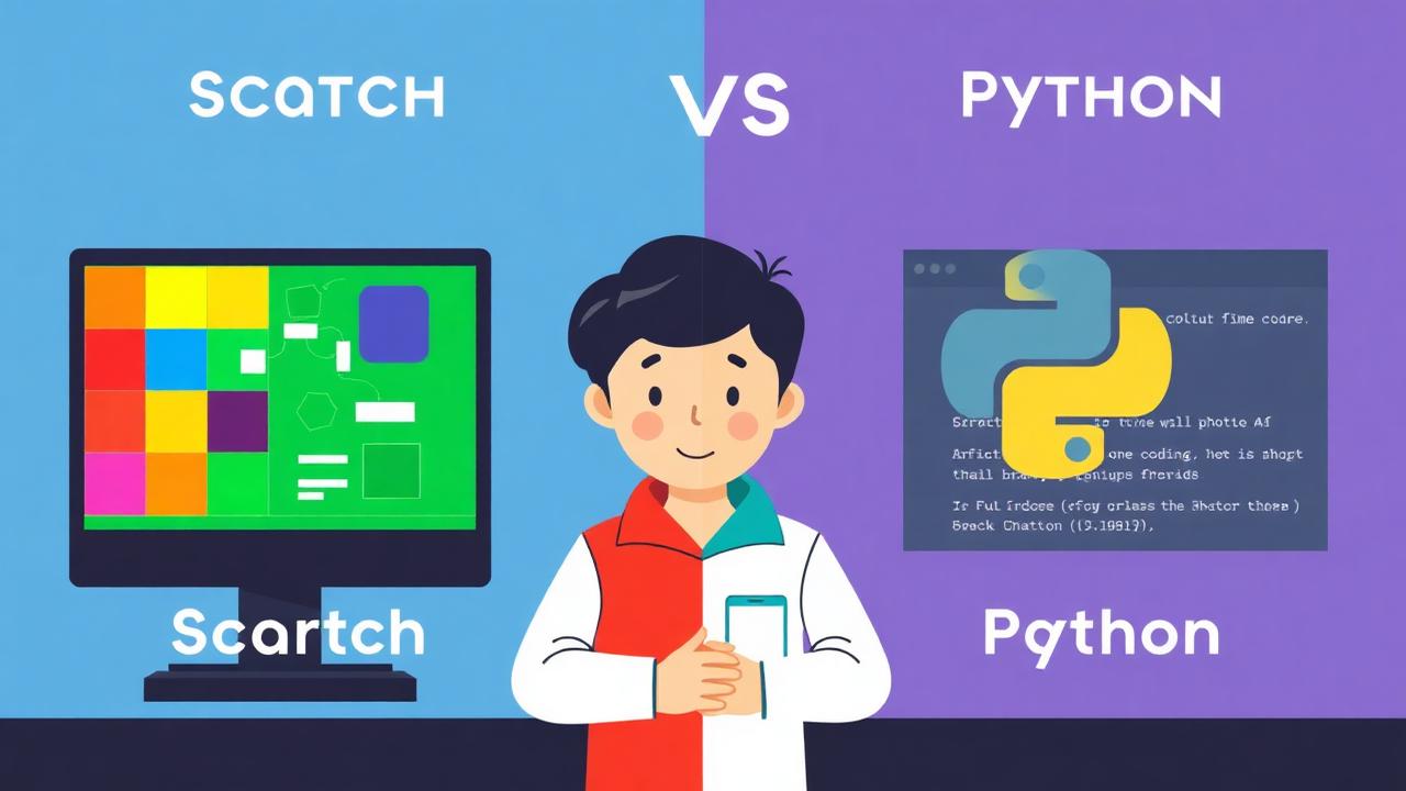 Scratch vs Python: Quale Linguaggio Scegliere per Tuo Figlio
